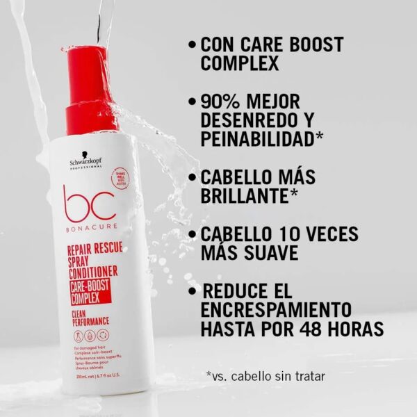 Spray Repair Rescue Bonacure 400ml desenredo y reparación diaria