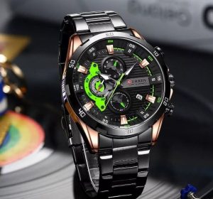 Reloj Curren Cuarzo Cronografo Luminoso