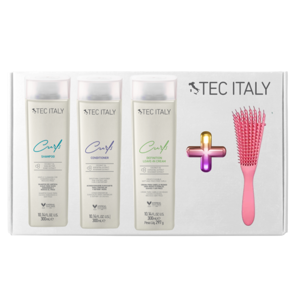Shampoo Acondicionador Crema Curl Tec Italy