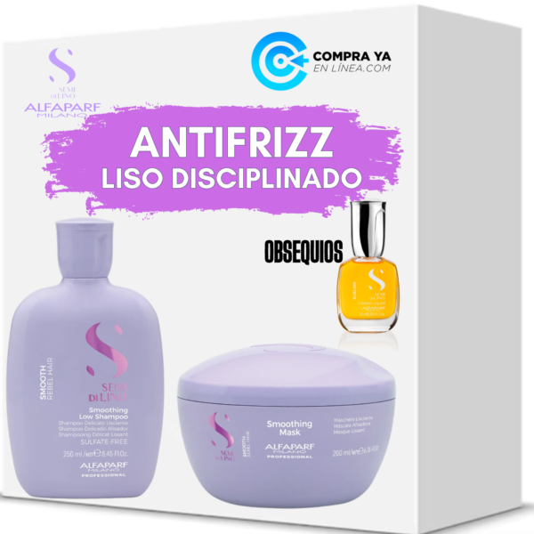 Kit Alfaparf Smooth Liso Masc Shampoo