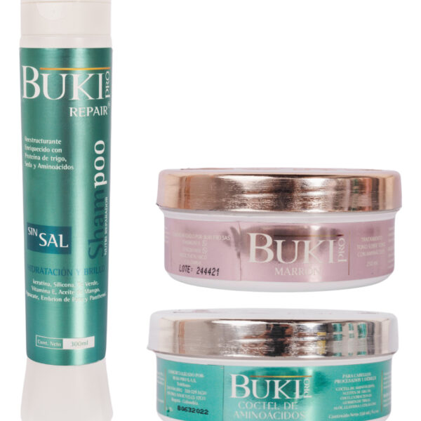 Kit Marron Buki Pro sh mascarilla