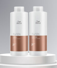 Kit Premium Wella Fusion Con Cosmetiquera Y Aceite Viajero De Regalo