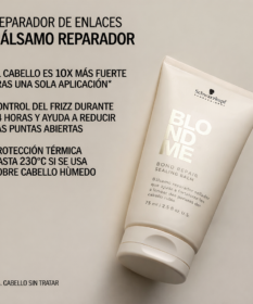balsamo reparador puntas blond me cabello rubio