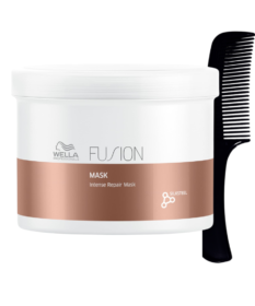 Mascarilla Fusion Wella 500Ml Reparacion Para Nutrición Profunda Del Cabello Dañado
