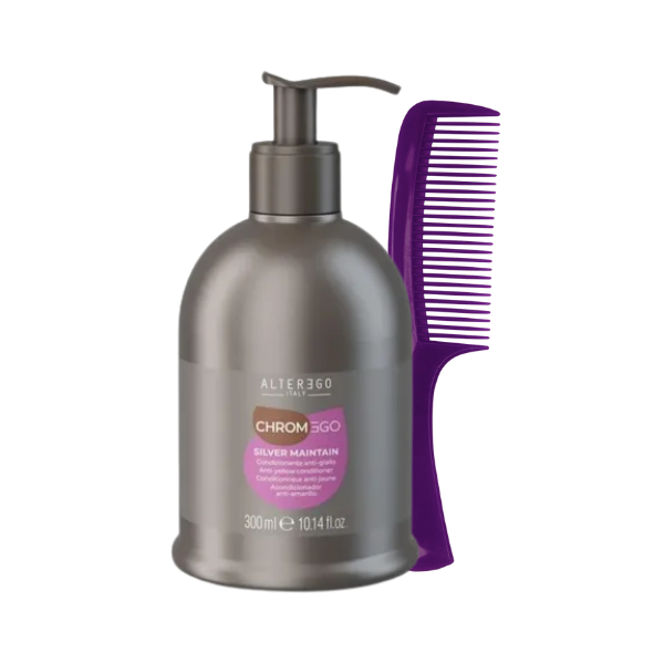 Acondicionador Silver Alter Ego Matizante para neutralizar tonos amarillos