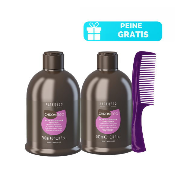 Silver Maintain Alter Ego Kit shampoo y acondicionador matizante