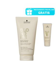 Serum BlondMe para sellar puntas abiertas en cabello rubio o decolorado.