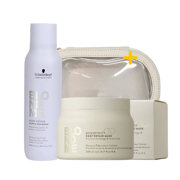 Shampoo Neutralizador Morado 300ml Blondme para cabello rubio o decolorado.