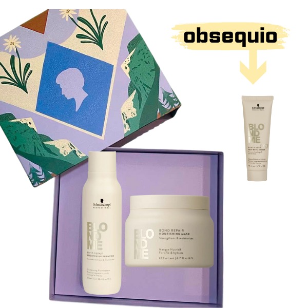 Shampoo Mascarilla Iluminador Blondme