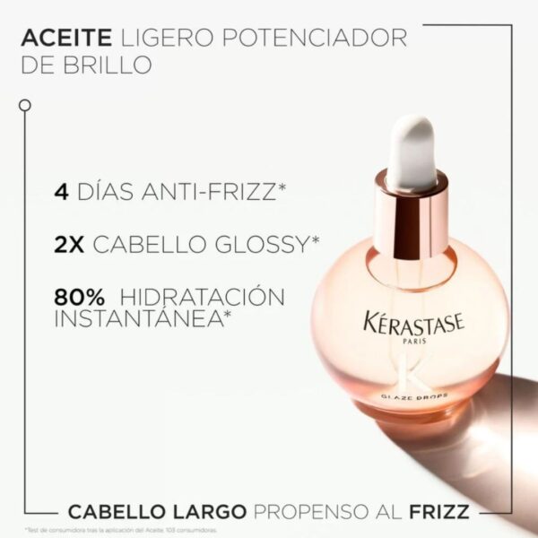 Kerastase Aceite Gloss Absolu Oil Glaze Antifrizz tecnología brillo intenso