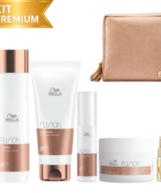 Kit Wella Fusion Reparador Premium Para Reparación Profunda Del Cabello Dañado
