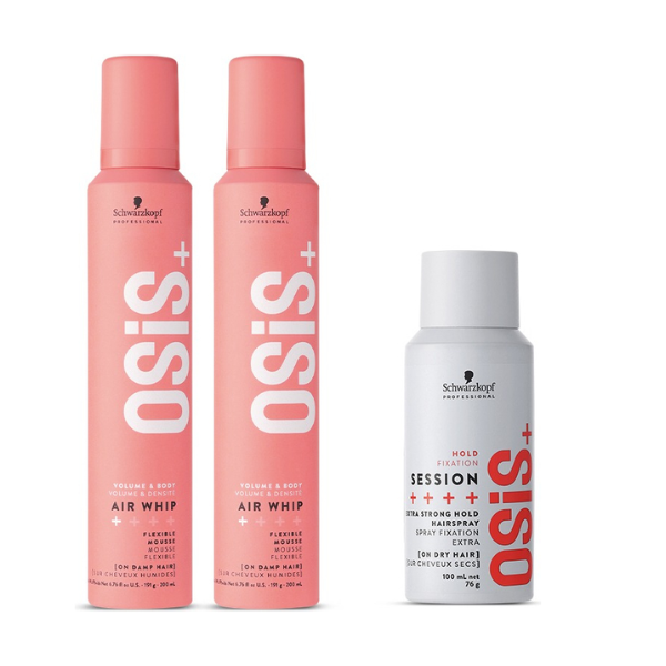 Osis Air Whip Espuma Fijación Flexible x2