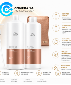 Rutina Profesional Fusion Wella Litro Para Cabello Tratado Químicamente