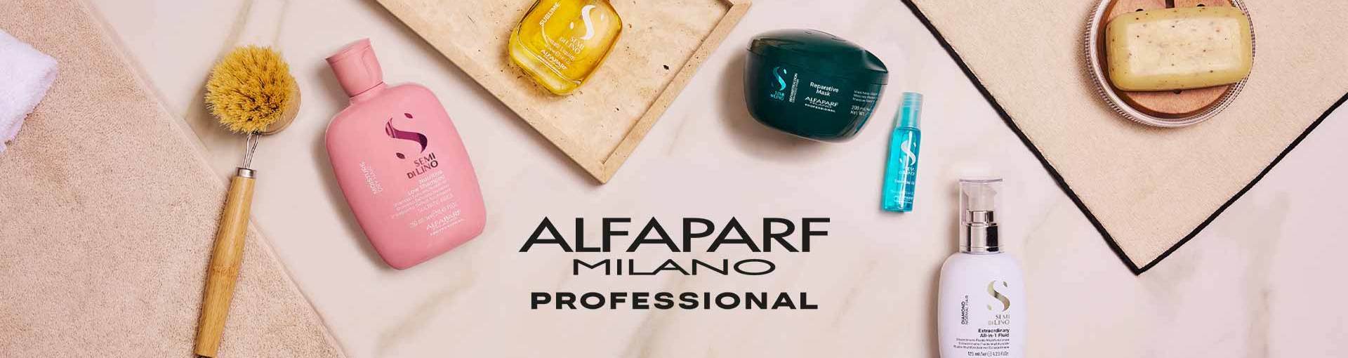 Shampoo profesional Alfaparf Milano Semi di Lino para reparación y brillo capilar