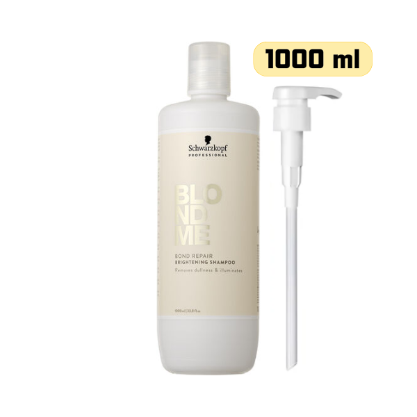 Shampoo Iluminador Reparador Blondme 1000ml para cabello rubio o decolorado.