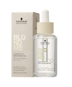Aceite Reparador Intenso BlondMe con Bondfinity Technology para cabello rubio y aclarado
