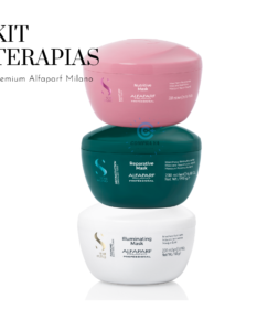 Kit Terapias Alfaparf Semi Di Lino Tratamiento Profesional Para Hidratación Y Reparación Capilar