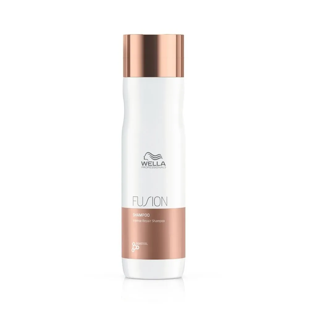 SHAMPOO REPARADOR FUSION WELLA 1 Shampoo Reparador Fusion Wella Reparación Intensa Para Cabello Dañado