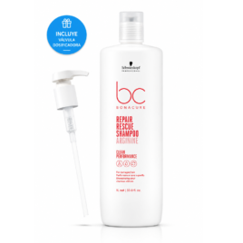 Shampoo Repair Rescue Bonacure 1000ML reparación profesional para cabello dañado