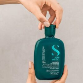 Shampoo Reparative Alfaparf Semi Di Lino fortalecimiento cabello dañado