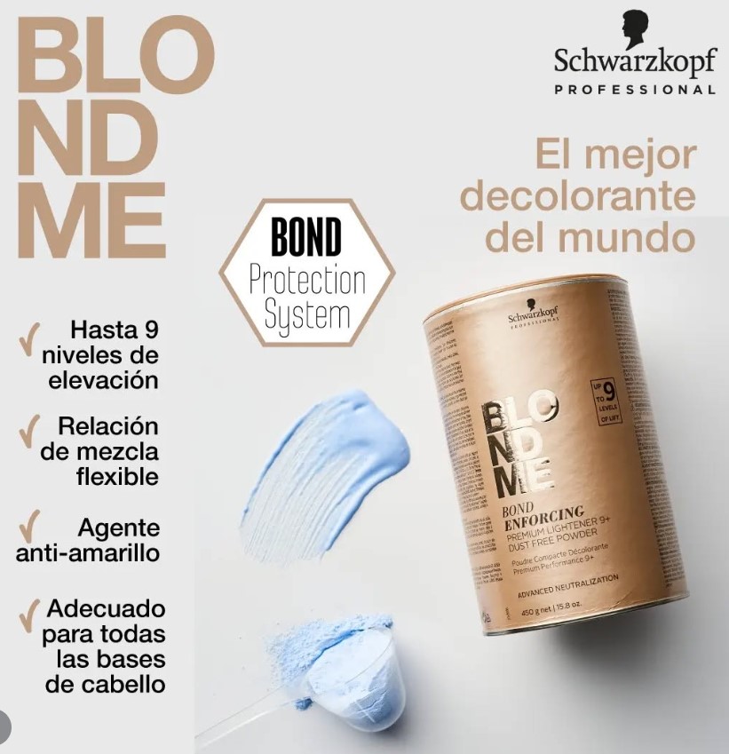 decolorante schwarzkopf 9 tonos blondme decolorante schwarzkopf 9 tonos blondme