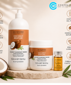 Textura Del Shampoo Y Mascarilla Alter Ego Coco.