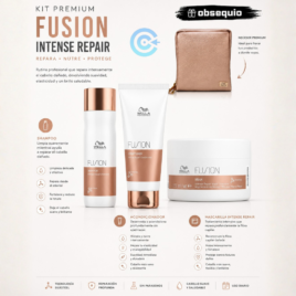 kit profesional Fusion Wella para cabello tratado químicamente y dañado
