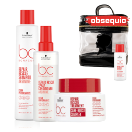 Kit Bonacure Repair Shampoo Masc Spray reparación profesional para cabello dañado