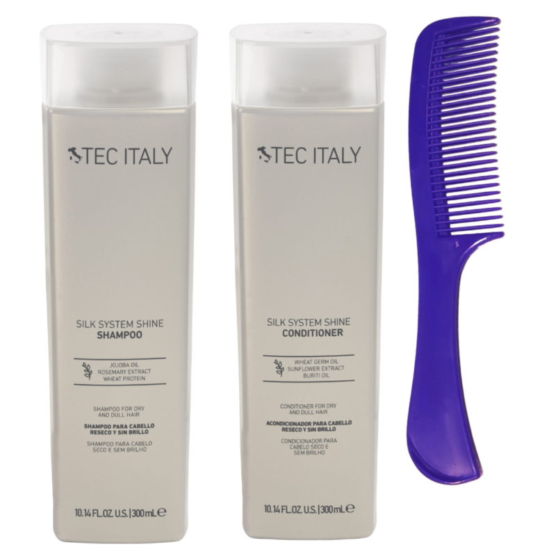 Silk System Shine Shampoo Acondicionador Tec Italy