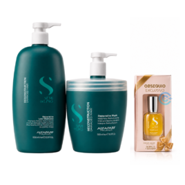 Kit Alfaparf Reparative Shampoo Tratamiento para cabello dañado y sensibilizado