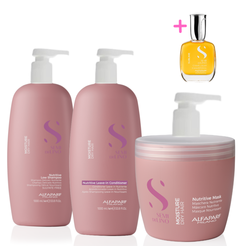 Kit Alfaparf Nutritive Superkit Sham Acond Masc