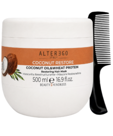 Mascarilla Coco Y Proteína Alter Ego Italy 500Ml Para Nutrir Y Reparar Profundamente El Cabello Seco Y Dañado.