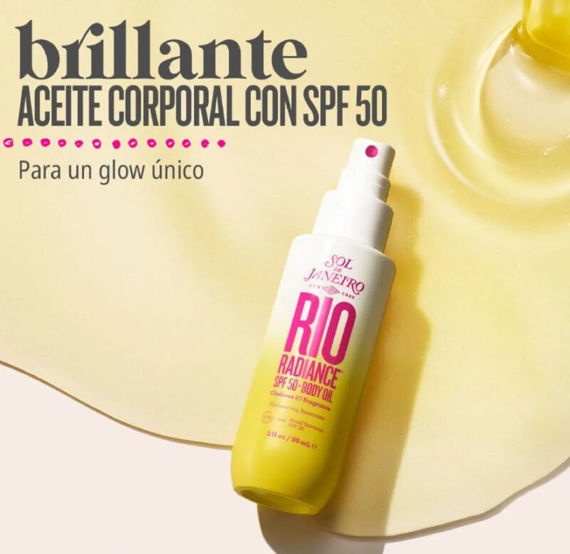 Aceite Corporal Bloqueador Sol De Janeiro