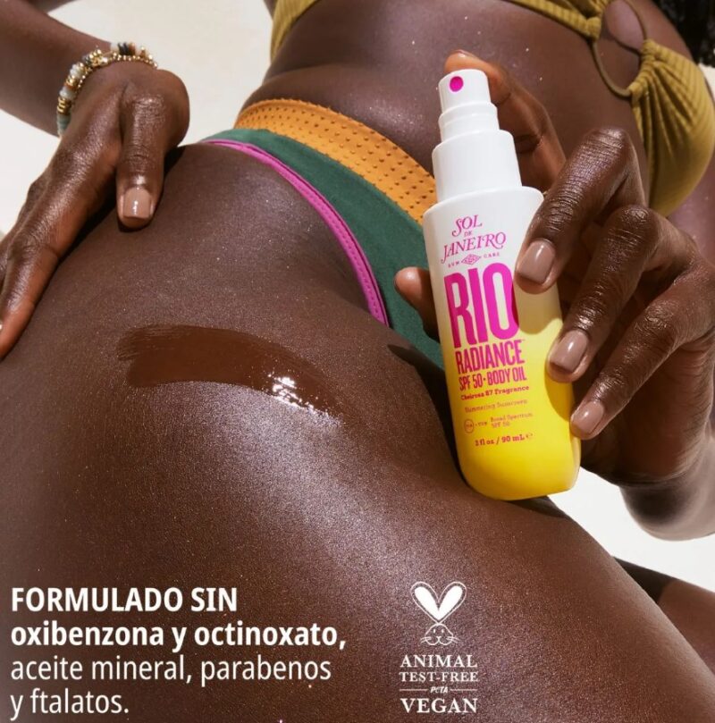 Aceite Corporal Bloqueador Sol De Janeiro