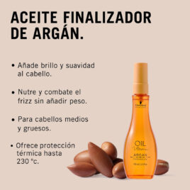 Aceite Argan Oil Ultime Schwarzkopf control de frizz y brillo intenso