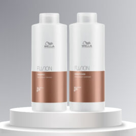 kit premium Wella Fusion con cosmetiquera y aceite viajero de regalo