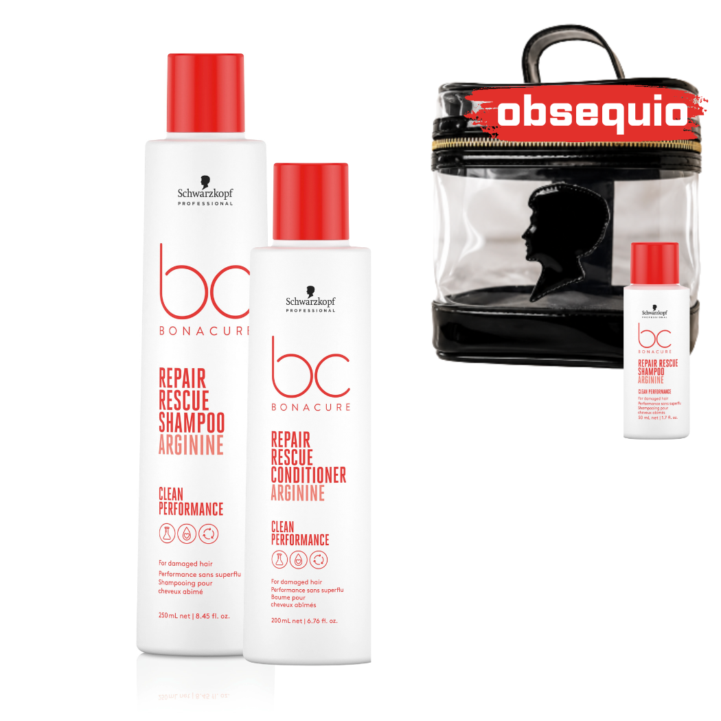 KIT-BONACURE-REPAIR-RESCUE-SHAMPOO-ACONDICIONADOR-REPARADOR Kit Bonacure Repair Rescue Shampoo Acondicionador Reparación Intensiva Para Cabello Dañado