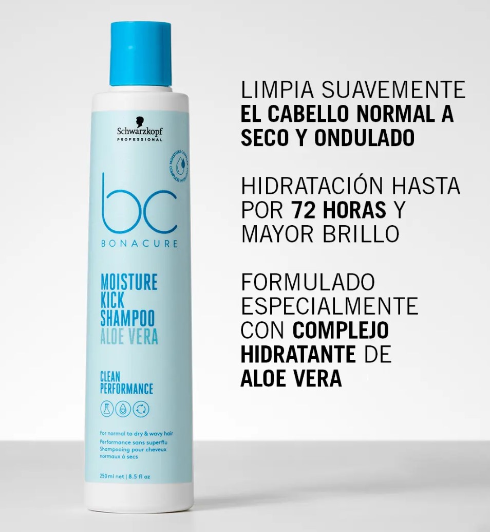 KIT HIDRATACIÓN MOISTURE KICK BONACURE 2 Kit Hidratación Moisture Kick Bonacure - Imagen 2