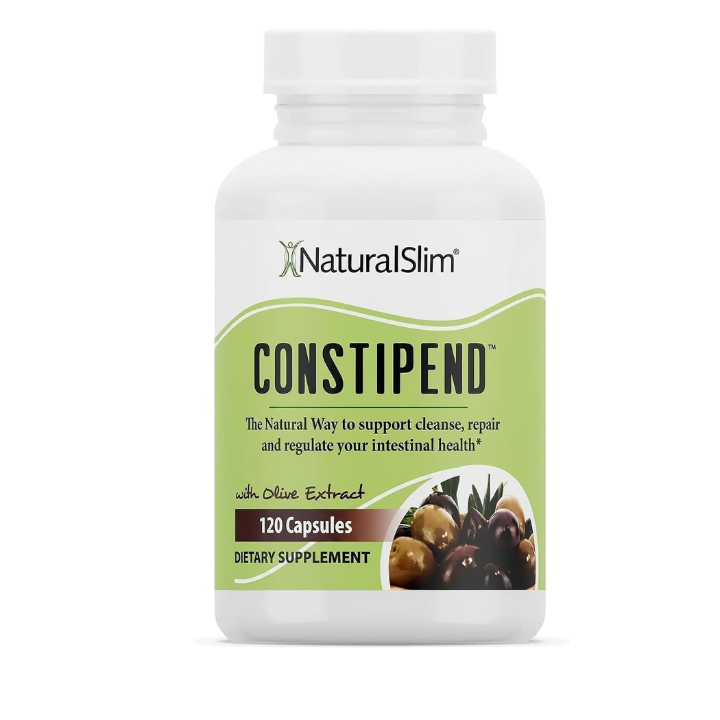 CONSTIPEND COLON NATURAL SLIM 120 CAPSULAS NATURAL SLIM VEGANO 1 Constipend Natural Slim 120 Cápsulas, Suplemento Dietario Con Magnesio, L-Glutamina Y Extracto De Oliva