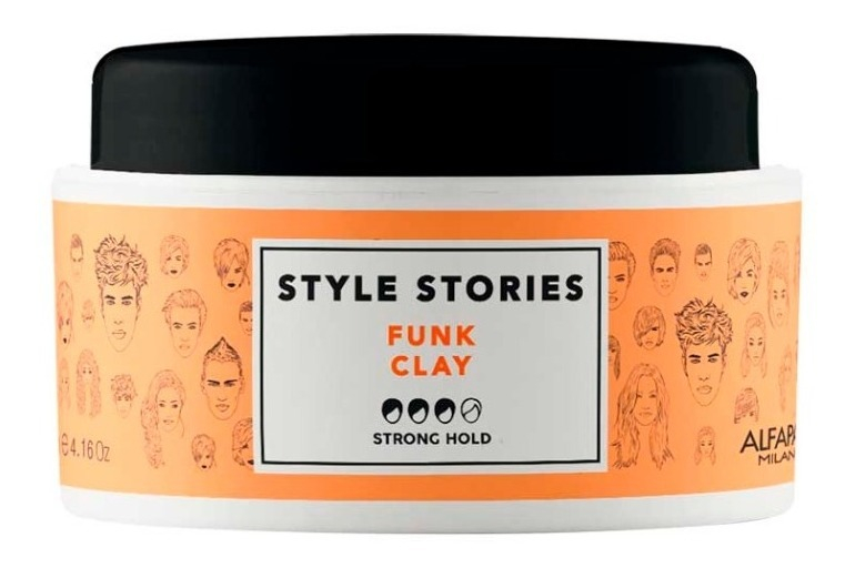 CERA FUNK CLAY ALFAPARF STYLE STORIES 118G FUERTE 2 Cera Funk Clay Alfaparf Style Stories 118G Fuerte - Imagen 2