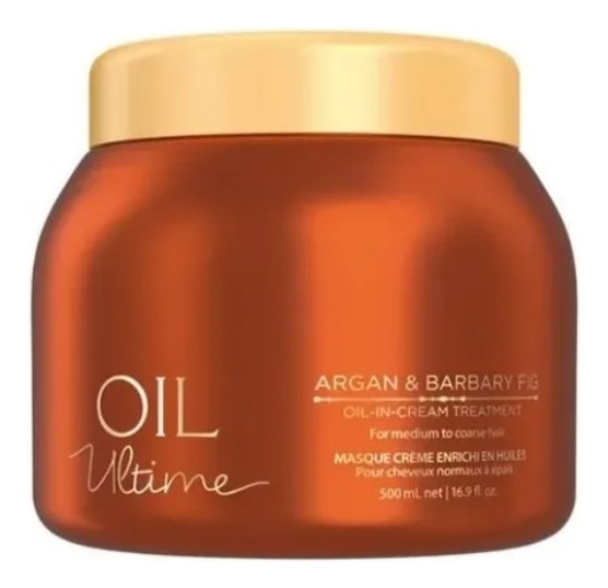 Mascarilla Argan Oil Ultime Schwarzkopf tratamiento nutritivo para cabello seco