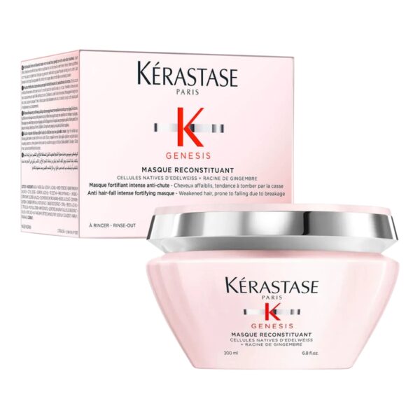 Mascarilla Kerastase Genesis Reconstituant fortalecedora tratamiento fortalecedor para cabello debilitado.