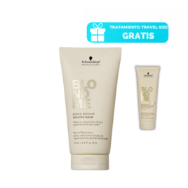 Serum BlondMe para sellar puntas abiertas en cabello rubio o decolorado.
