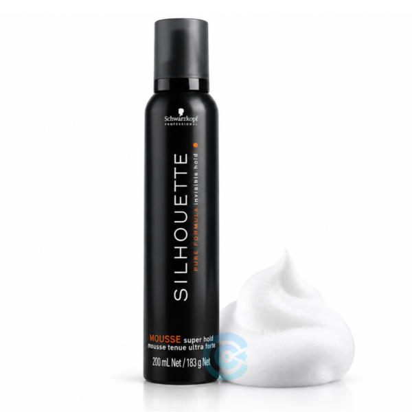 Espuma Schwarzkopf Silhouette Extra Fuerte para dar volumen al cabello.