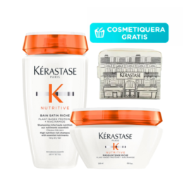 Kerastase Nutritive Kit Shampoo Mascarilla rutina profesional nutritiva para cabello seco y deshidratado