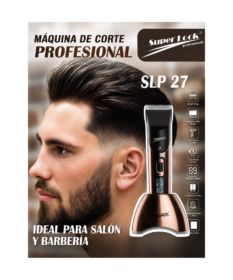 Máquina Corte Profesional Super Look Barbería Con Motor Rotativo Profesional Y Cuchilla De Cerámica Para Cortes Precisos.