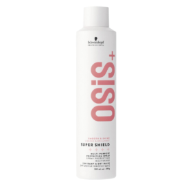 Osis Super Shield Spray Termoprotector Brillo Schwarzkopf Professional para protección térmica, control del frizz y acabado luminoso.