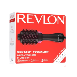 Revlon Cepillo Secador Voluminizador de Cabello con tecnología iónica y revestimiento cerámico para secar, alisar y aportar volumen en un solo paso.