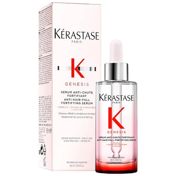 Serum Genesis Kerastase Anticaída ayuda a reducir la caída por rotura.
