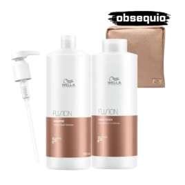 Shampoo Acondicionador Fusion Wella Litro para cabello dañado y sensibilizado